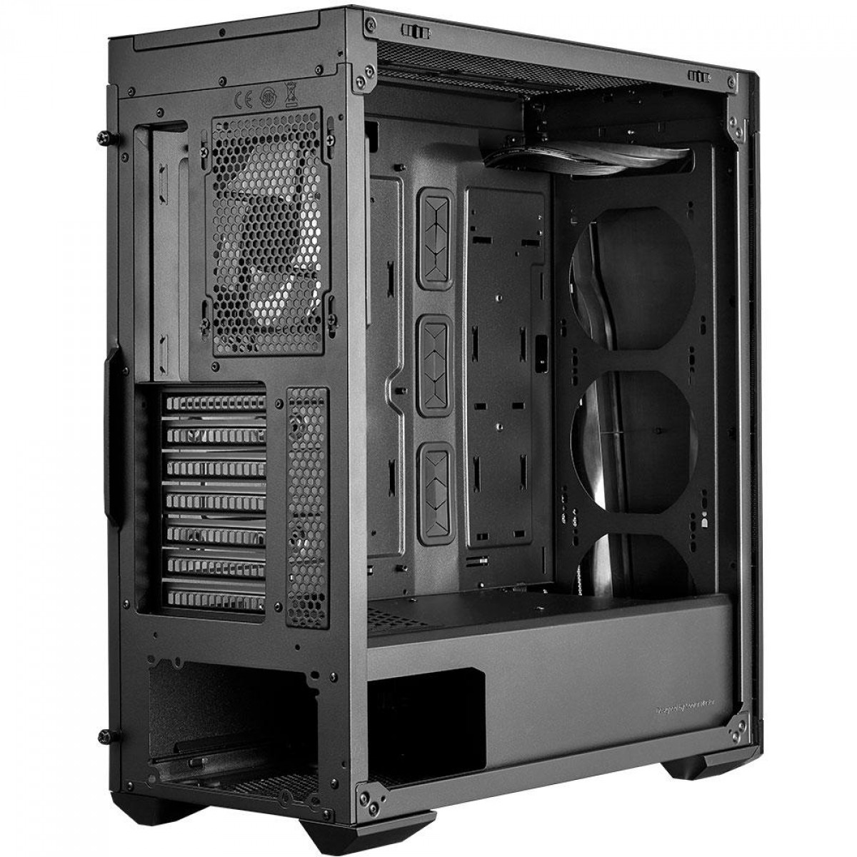 Gabinete Gamer Cooler Master Masterbox 540, ARGB, Mid Tower, Vidro Temperado, Black, Sem Fonte, Com 1 Fan, MB540-KGNN-S00