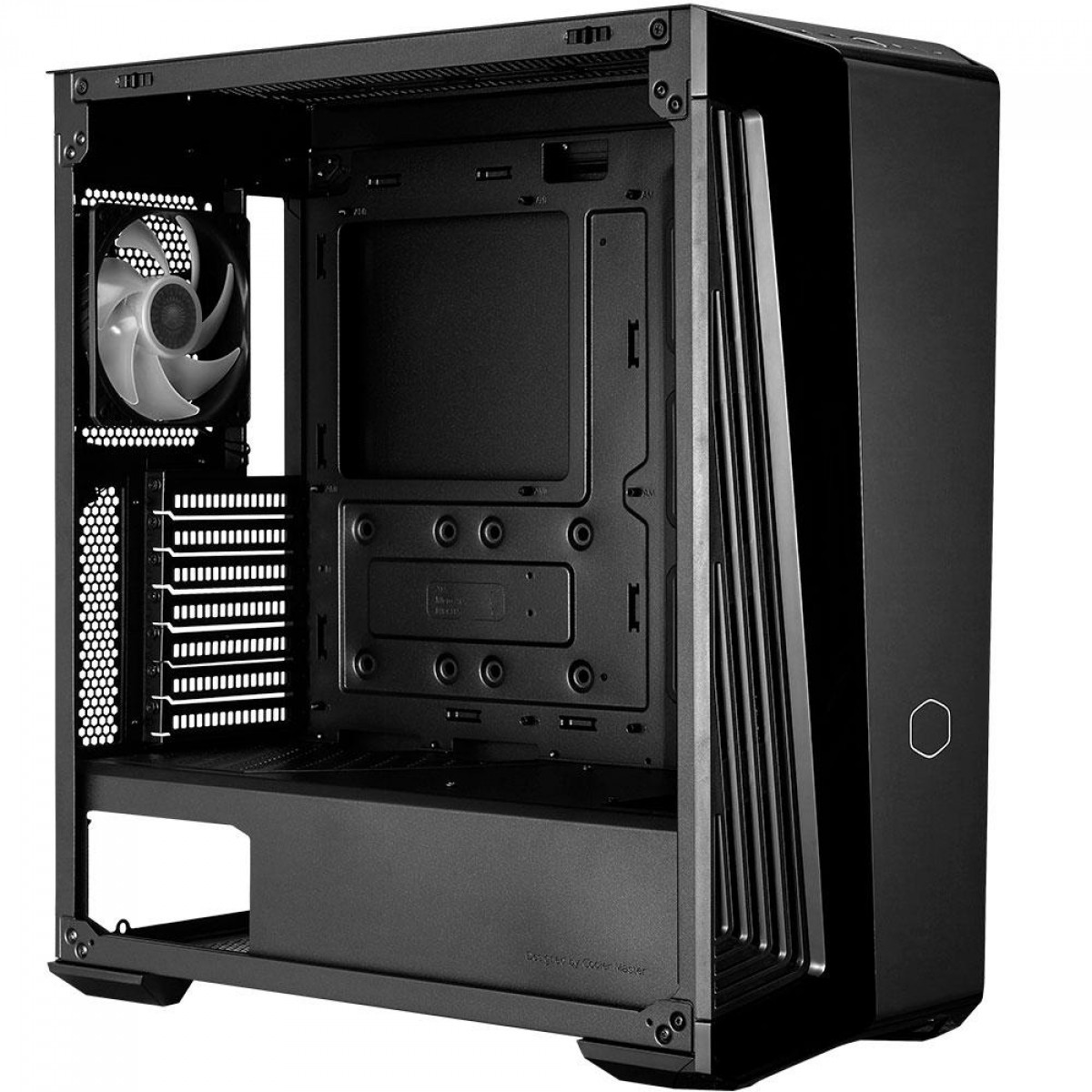 Gabinete Gamer Cooler Master Masterbox 540, ARGB, Mid Tower, Vidro Temperado, Black, Sem Fonte, Com 1 Fan, MB540-KGNN-S00