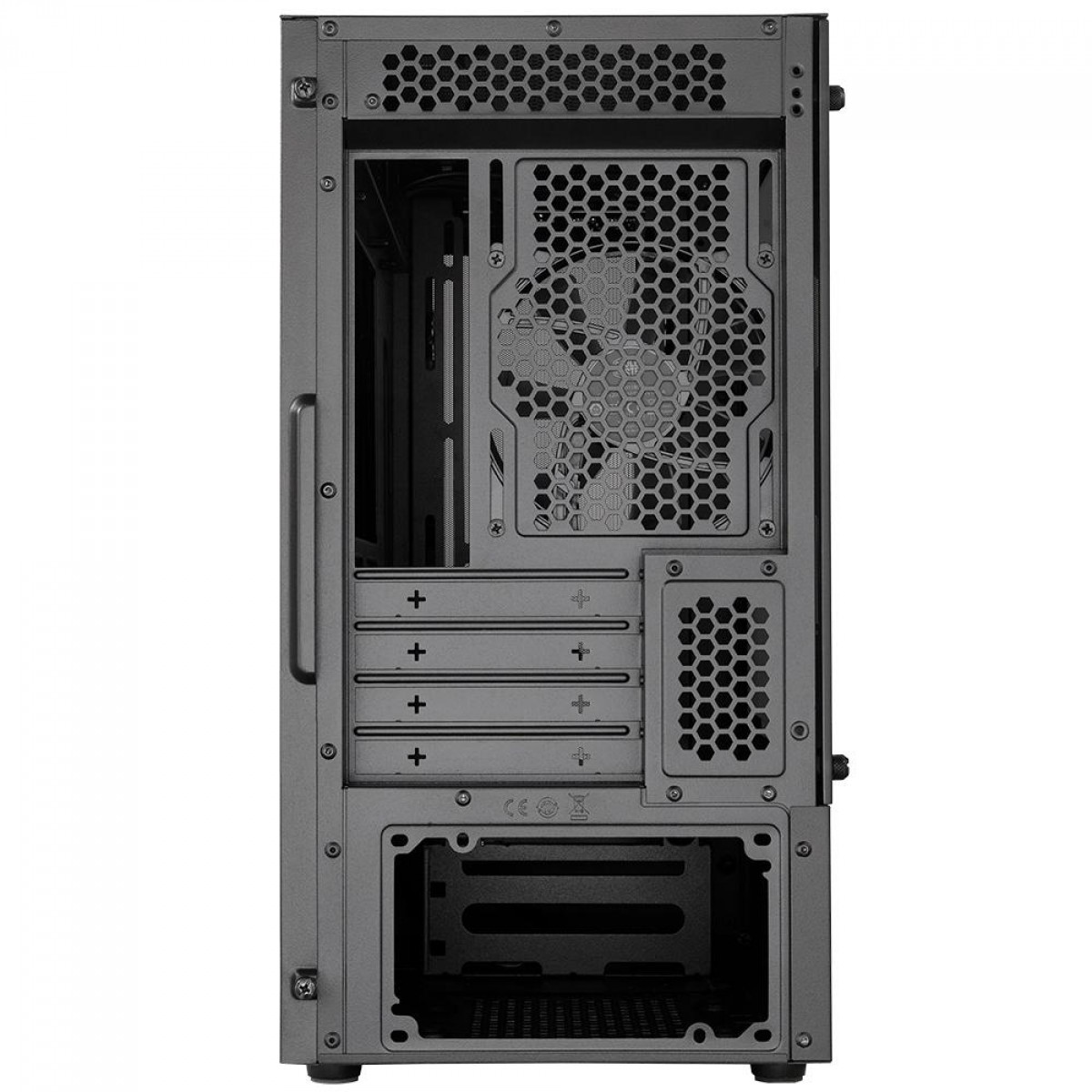 Gabinete Gamer Cooler Master MasterBox MB311L, Mini Tower, Vidro Temperado, Black, Micro ATX, Sem Fonte, Com 1 Fan, MCB-B311L-KGNN-S00