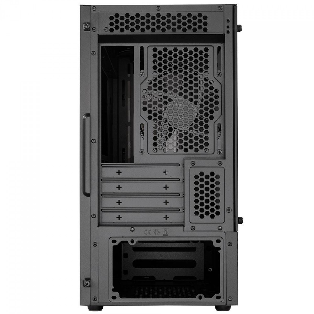 Gabinete Gamer Cooler Master MasterBox MB320L, Mini Tower, Vidro Temperado, Black, Micro ATX, Sem Fonte, Com 1 Fan, MCB-B320L-KGNN-S00