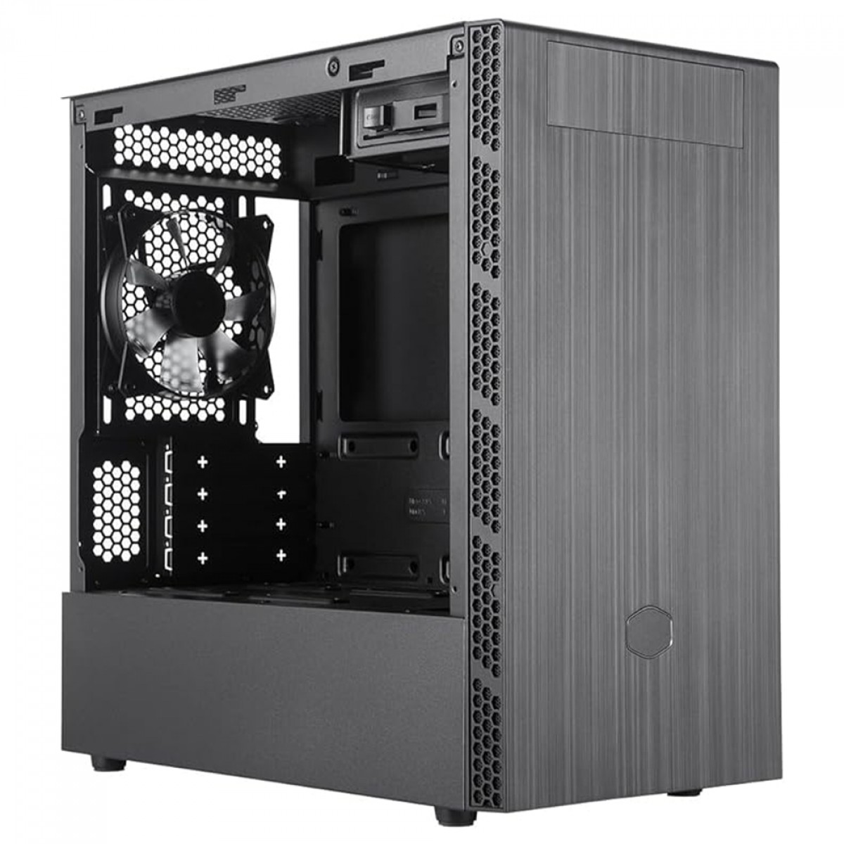 Gabinete Gamer Cooler Master Masterbox MB400L, Com ODD, Mini Tower, Black, Sem Fonte, Com 1 Fan, MCB-B400L-KN5N-S00