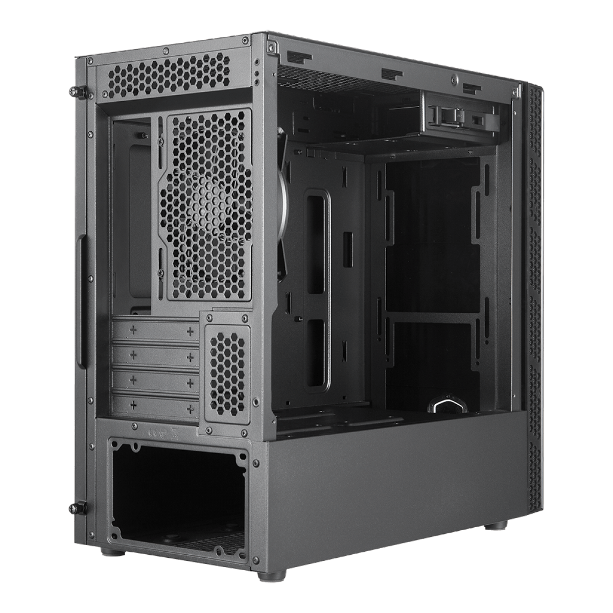 Gabinete Gamer Cooler Master Masterbox MB400L, Mini Tower, Black, MCB-B400L-KG5N-S00, Com ODD, Sem Fonte, Com 1 Fan