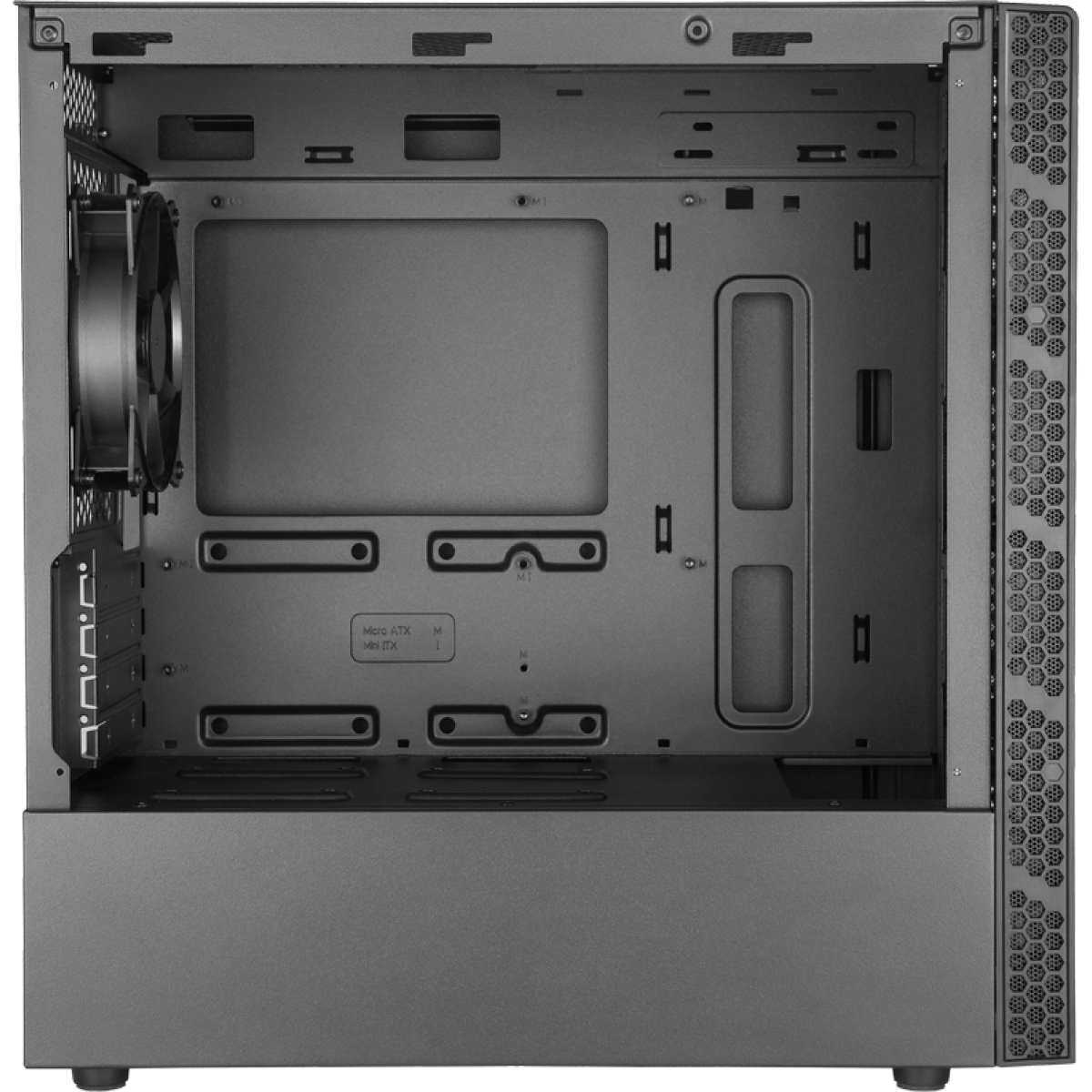 Gabinete Gamer Cooler Master Masterbox MB400L, Mini Tower, Black, Sem Fonte, Com 1 Fan, MCB-B400L-KGNN-S00