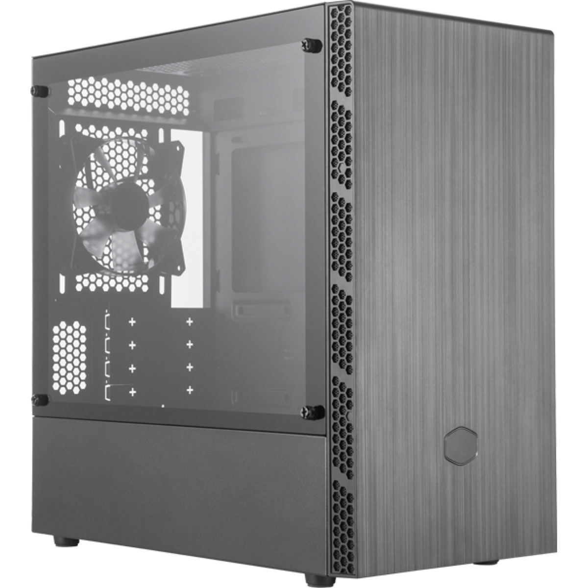 Gabinete Gamer Cooler Master Masterbox MB400L, Mini Tower, Black, Sem Fonte, Com 1 Fan, MCB-B400L-KGNN-S00