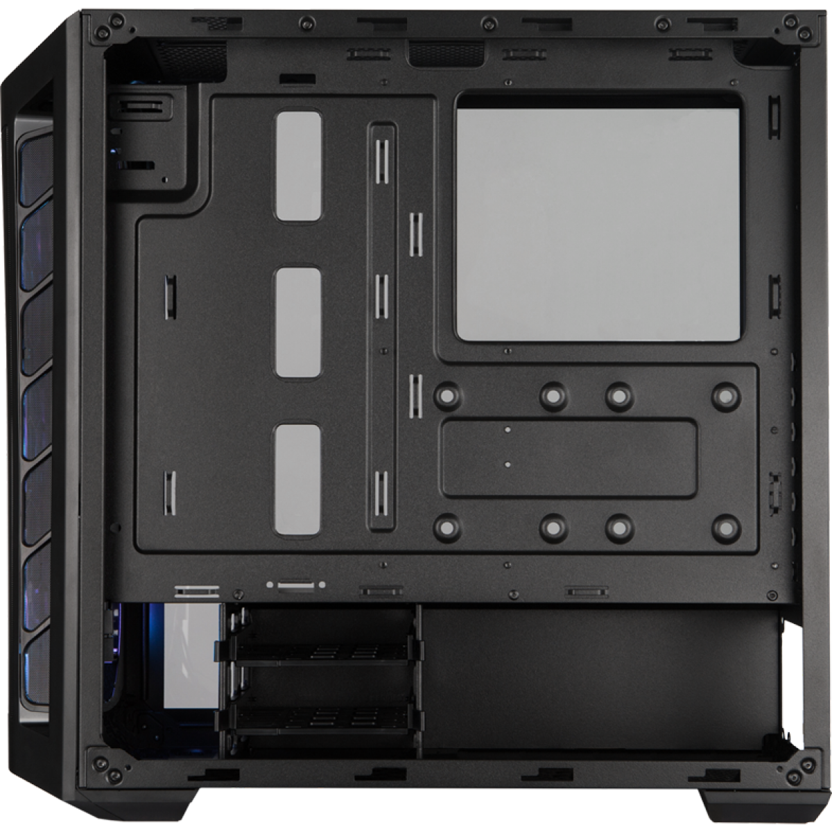 Gabinete Gamer Cooler Master Masterbox MB511, ARGB, Mid Tower, Black, Sem Fonte, Com 3 Fans, MCB-B511D-KGNN-RGA