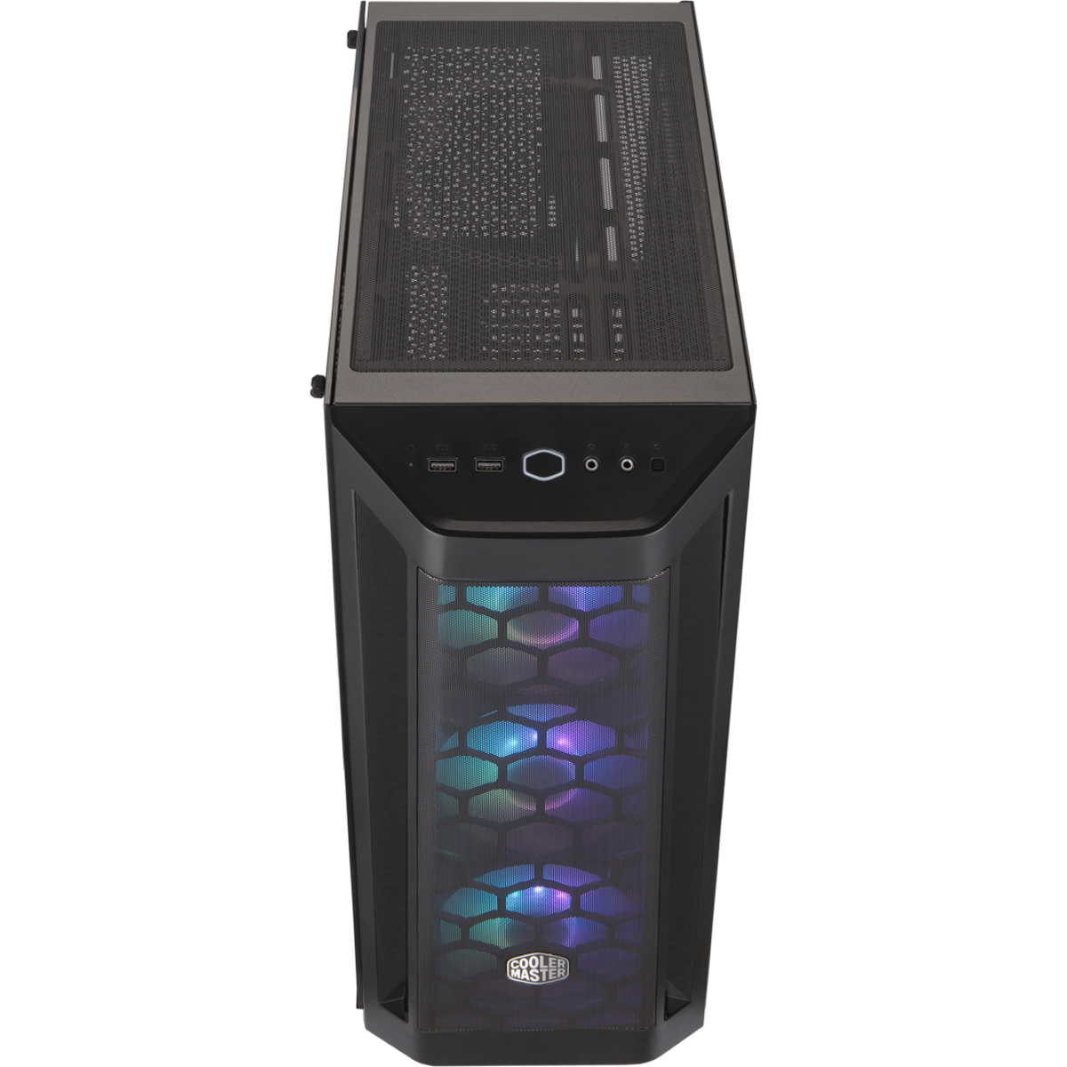 Gabinete Gamer Cooler Master Masterbox MB511, ARGB, Mid Tower, Black, Sem Fonte, Com 3 Fans, MCB-B511D-KGNN-RGA