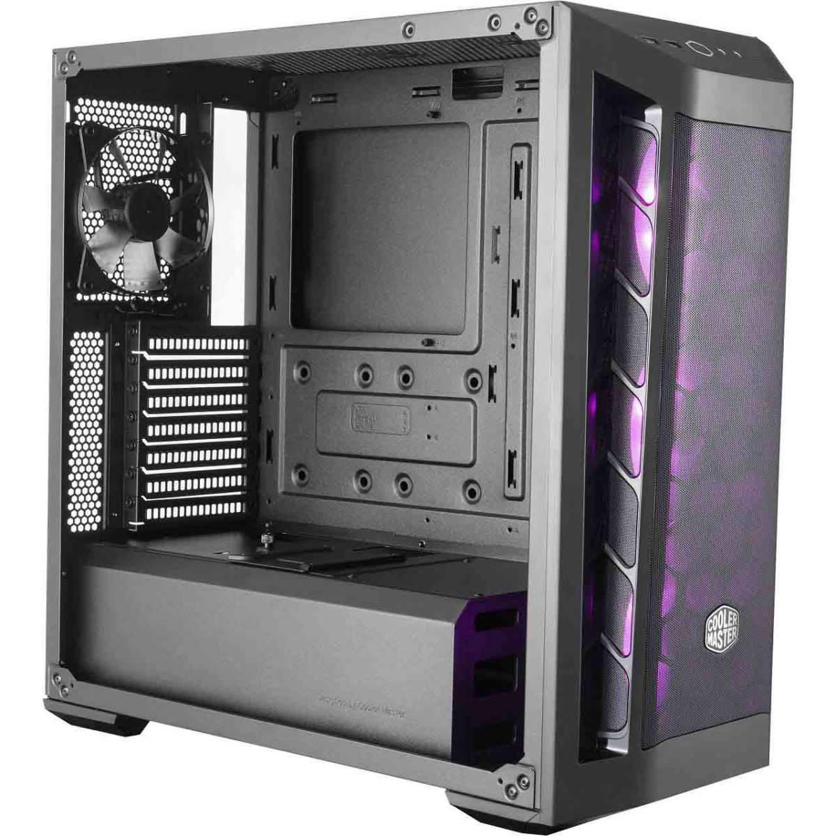 Gabinete Gamer Cooler Master Masterbox MB511 RGB, Mid Tower, Black, Sem Fonte, Com 4 Fans, MCB-B511D-KGNN-RGB