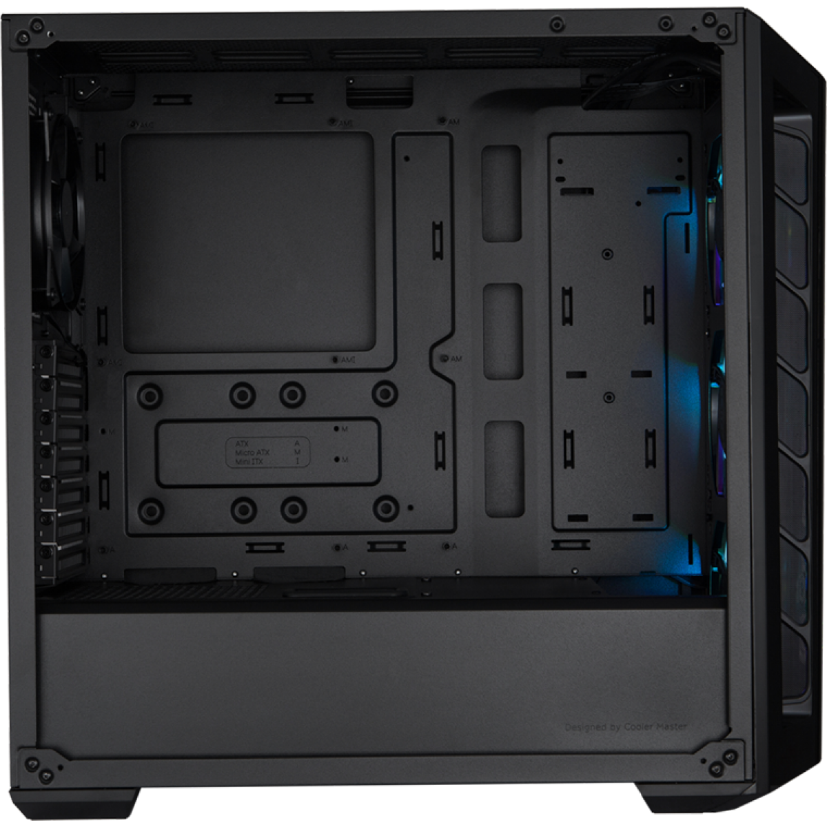 Gabinete Gamer Cooler Master Masterbox MB520, ARGB, Mid Tower, Black, Sem Fonte, Com 4 Fans, MCB-B520-KGNN-RGA