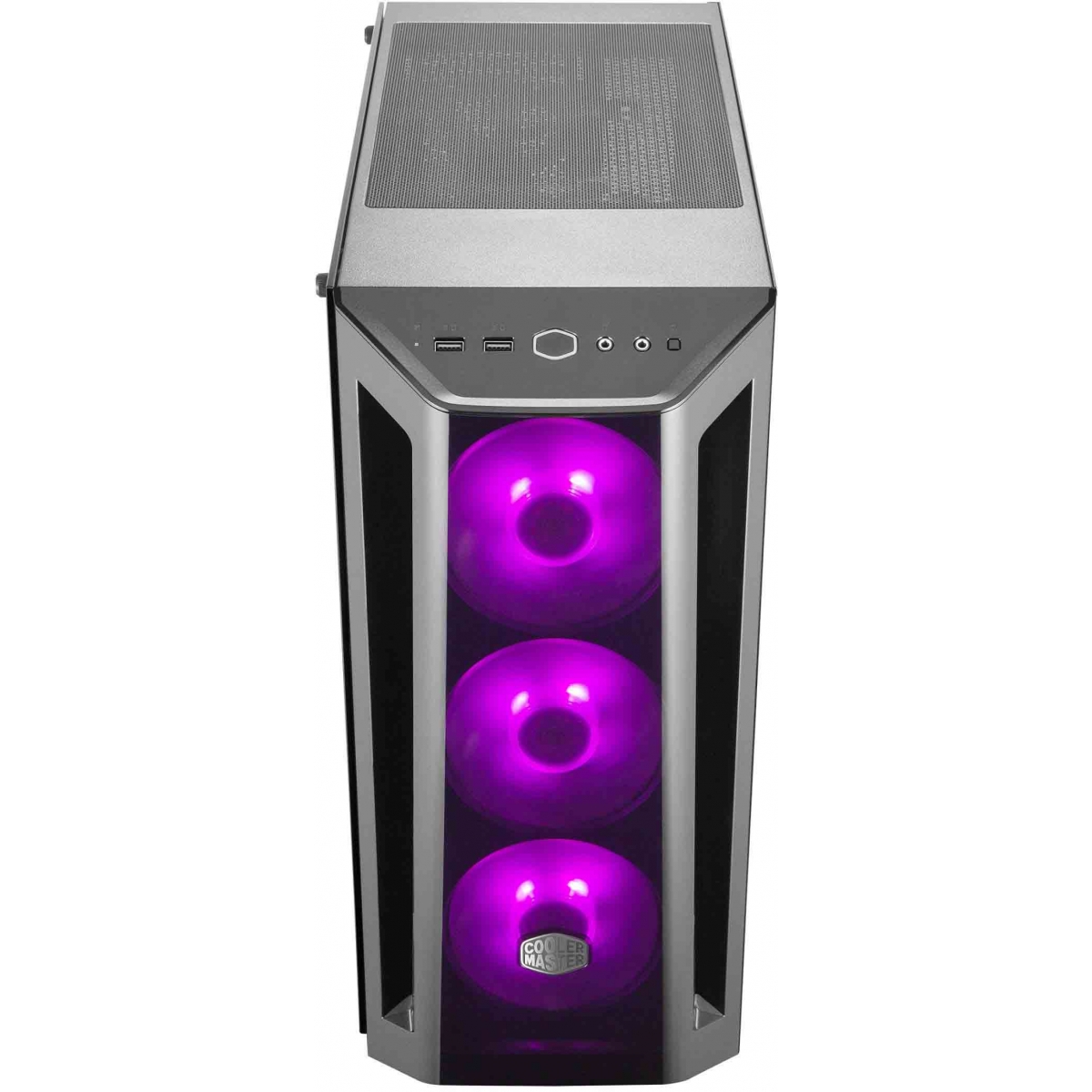 Gabinete Gamer Cooler Master Masterbox MB520 RGB, Mid Tower, Black, MCB-B520-KGNN-RGB, Sem Fonte, Com 4 Fans