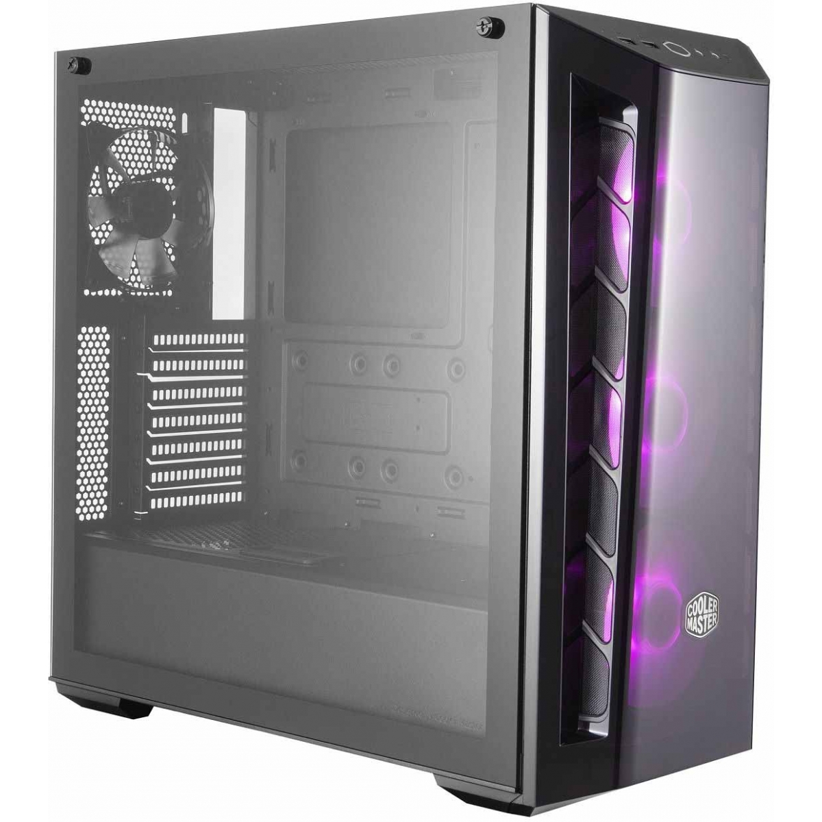 Gabinete Gamer Cooler Master Masterbox MB520 RGB, Mid Tower, Black, MCB-B520-KGNN-RGB, Sem Fonte, Com 4 Fans