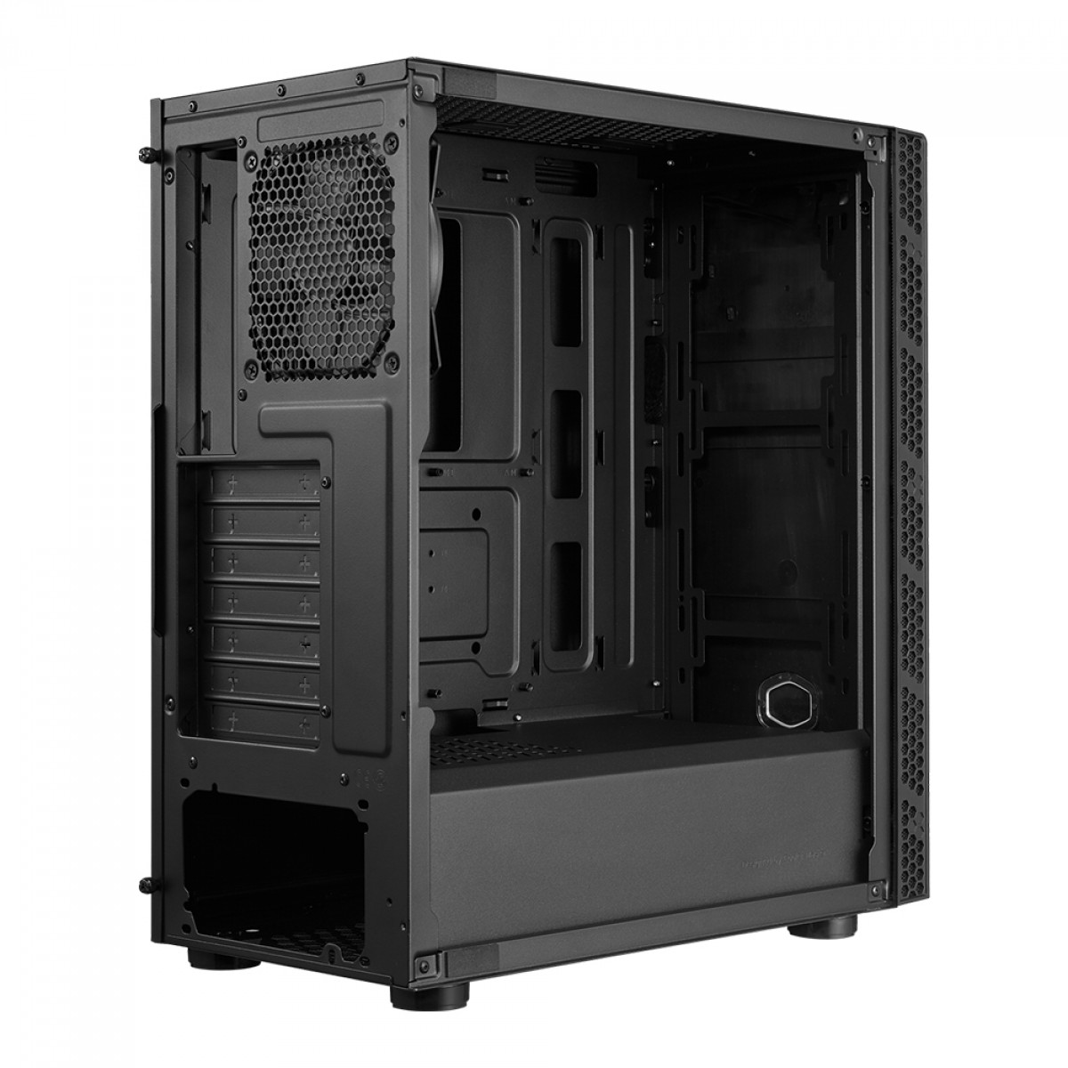 Gabinete Gamer Cooler Master Masterbox MB600L V2, Mid Tower, Black, Sem Fonte, Com 1 Fan, MB600L2-KGNN-S00