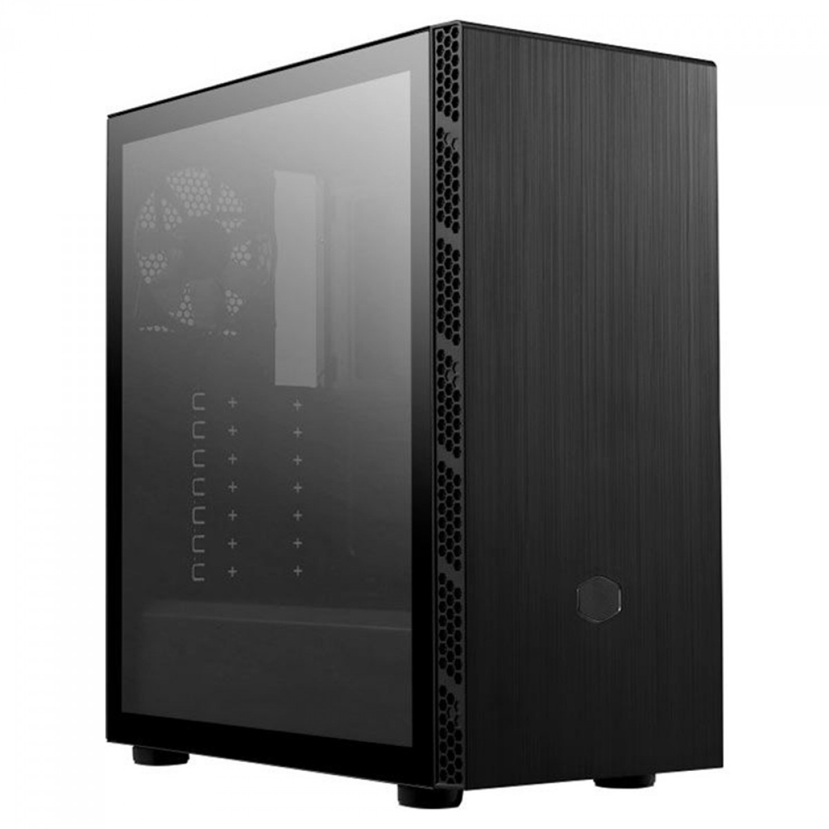 Gabinete Gamer Cooler Master Masterbox MB600L V2, Mid Tower, Black, Sem Fonte, Com 1 Fan, MB600L2-KGNN-S00