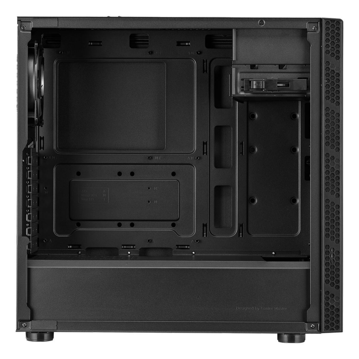 Gabinete Gamer Cooler Master Masterbox MB600L V2 Steel, Mid Tower, Black, Sem Fonte, Com 1 Fan, Com ODD MB600L2-KNNN-S00