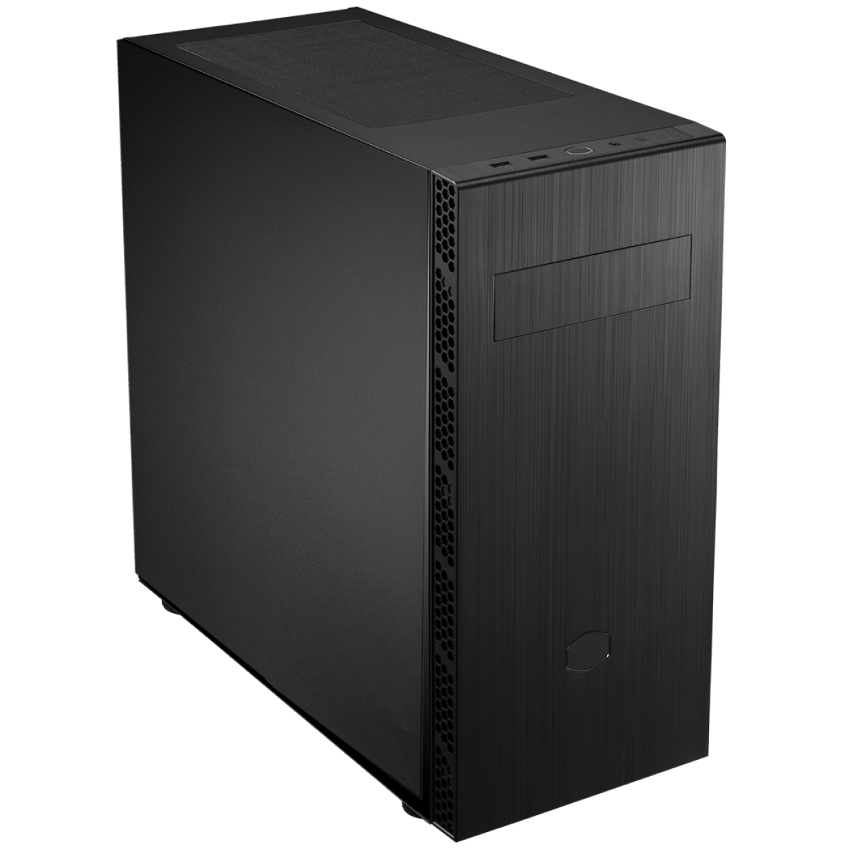 Gabinete Gamer Cooler Master Masterbox MB600L V2 Steel, Mid Tower, Black, Sem Fonte, Com 1 Fan, Com ODD MB600L2-KNNN-S00