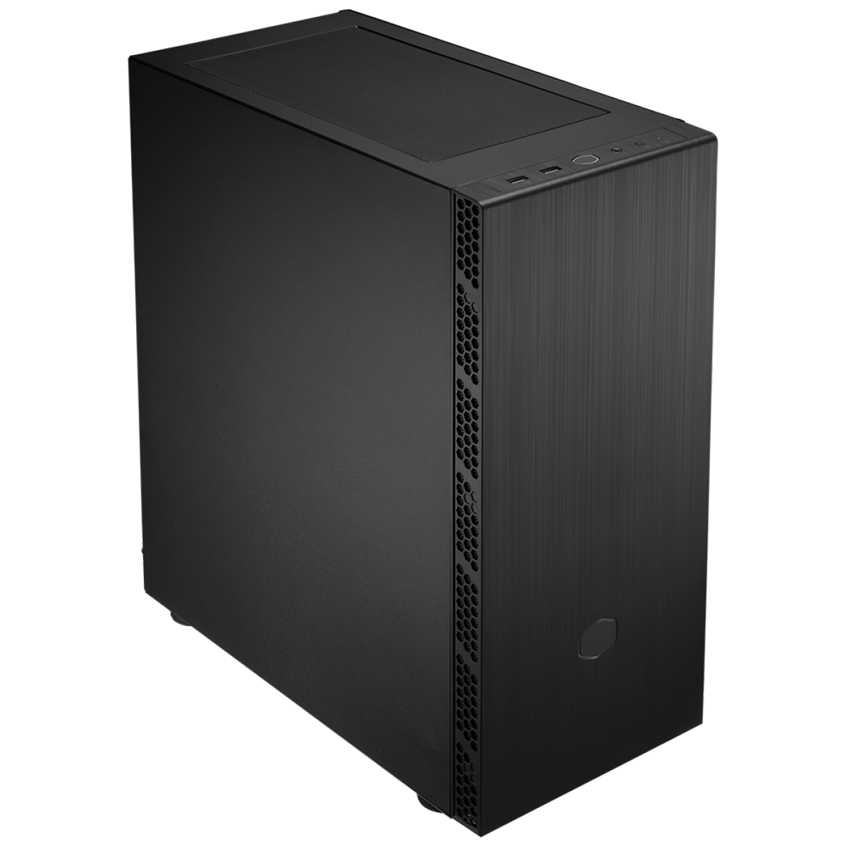 Gabinete Gamer Cooler Master Masterbox MB600L V2 Steel, Mid Tower, Black, Sem Fonte, Com 1 Fan, MB600L2-KNNN-S00