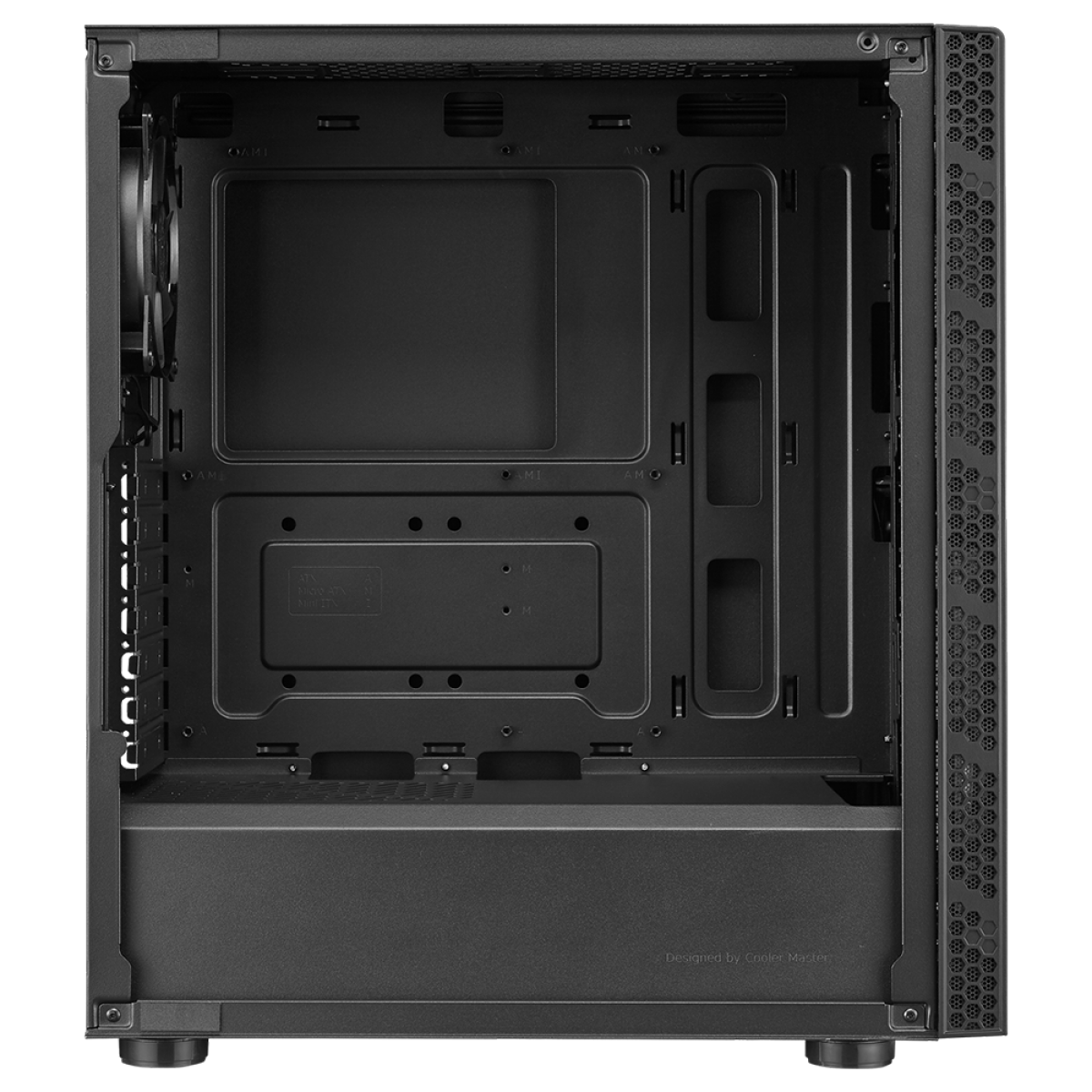 Gabinete Gamer Cooler Master Masterbox MB600L V2 Steel, Mid Tower, Black, Sem Fonte, Com 1 Fan, MB600L2-KNNN-S00