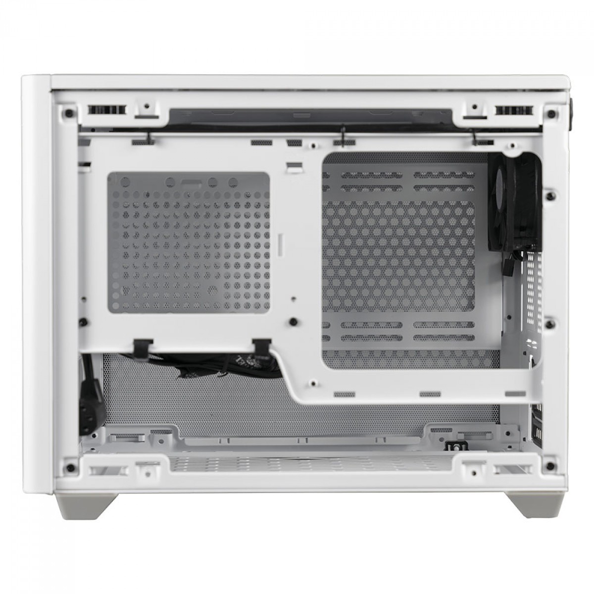 Gabinete Gamer Cooler Master MasterBox NR200, White, Mini ITX, Sem Fonte, Com 2 Fans, MCB-NR200-WNNN-S00