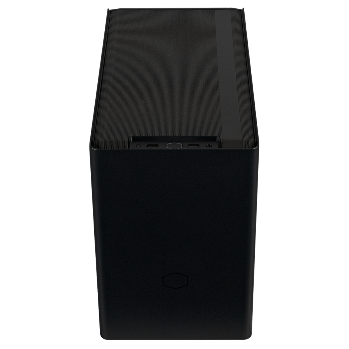 Gabinete Gamer Cooler Master MasterBox NR200P, Black, Mini ITX, Vidro Temperado, Sem Fonte, Com 2 Fans, MCB-NR200P-KGNN-S00