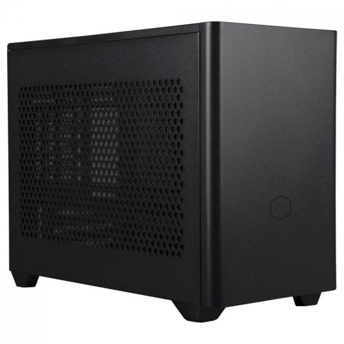 Gabinete Gamer Cooler Master MasterBox NR200P, Black, Mini ITX, Vidro Temperado, Sem Fonte, Com 2 Fans, MCB-NR200P-KGNN-S00