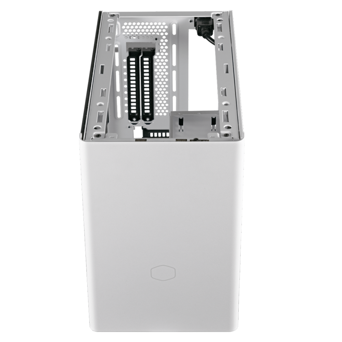 Gabinete Gamer Cooler Master MasterBox NR200P, White, Mini ITX, Vidro Temperado, Sem Fonte, Com 2 Fans, MCB-NR200P-WGNN-S00