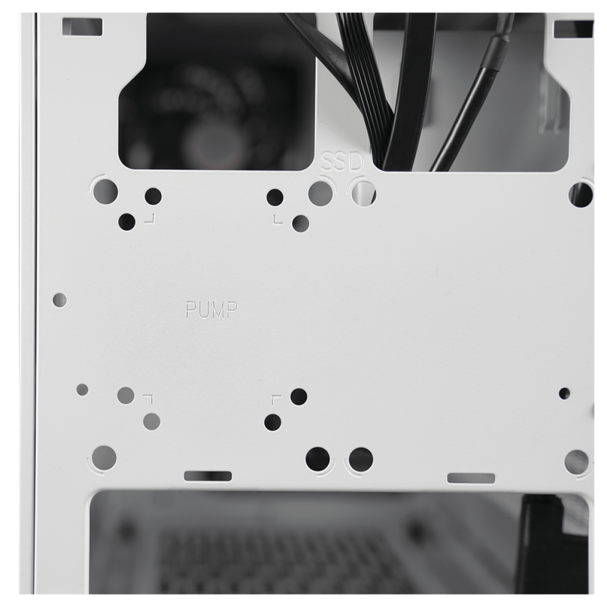 Gabinete Gamer Cooler Master MasterBox NR200P, White, Mini ITX, Vidro Temperado, Sem Fonte, Com 2 Fans, MCB-NR200P-WGNN-S00