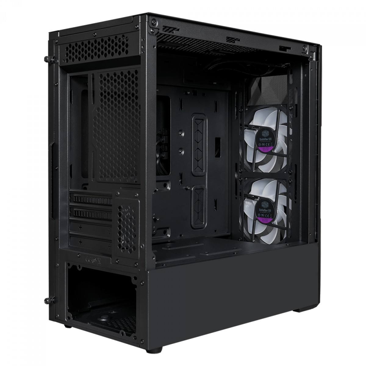 Gabinete Gamer Cooler Master Masterbox TD300 Mesh, Mid Tower, Vidro Temperado, Black, Sem Fonte, Com 2 Fans, TD300-KGNN-S00