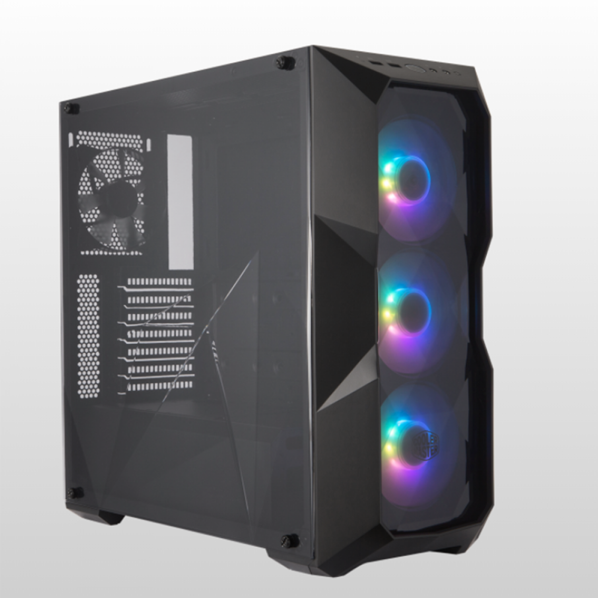 Gabinete Gamer Cooler Master Masterbox TD500 ARGB, Mid Tower, Black, Sem Fonte, Com 4 Fans, MCB-D500D-KANN-S01