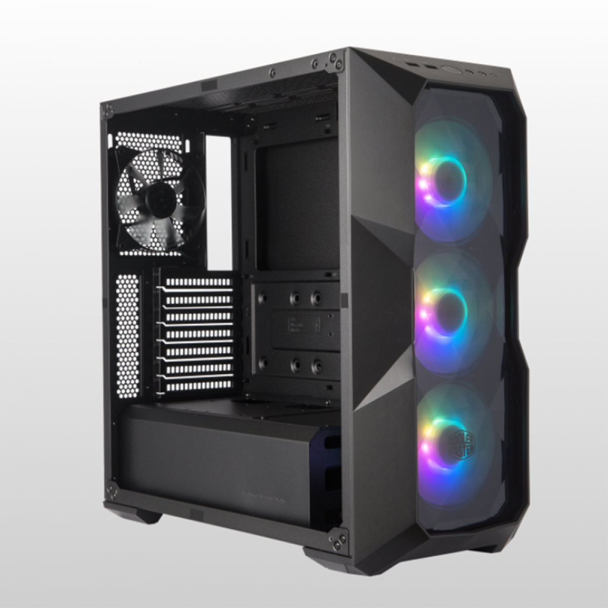 Gabinete Gamer Cooler Master Masterbox TD500 ARGB, Mid Tower, Black, Sem Fonte, Com 4 Fans, MCB-D500D-KANN-S01