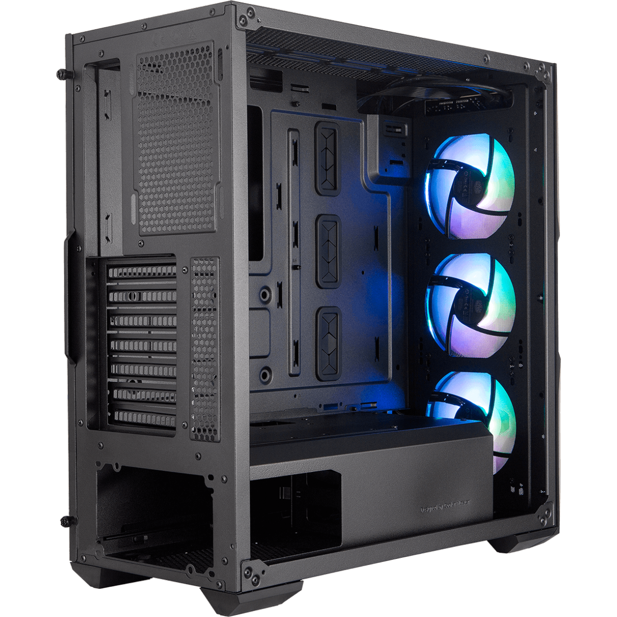 Gabinete Gamer Cooler Master Masterbox TD500 Mesh, Mid Tower, Vidro Temperado, Black, Sem Fonte, Com 3 Fans, MCB-D500D-KGNN-S01