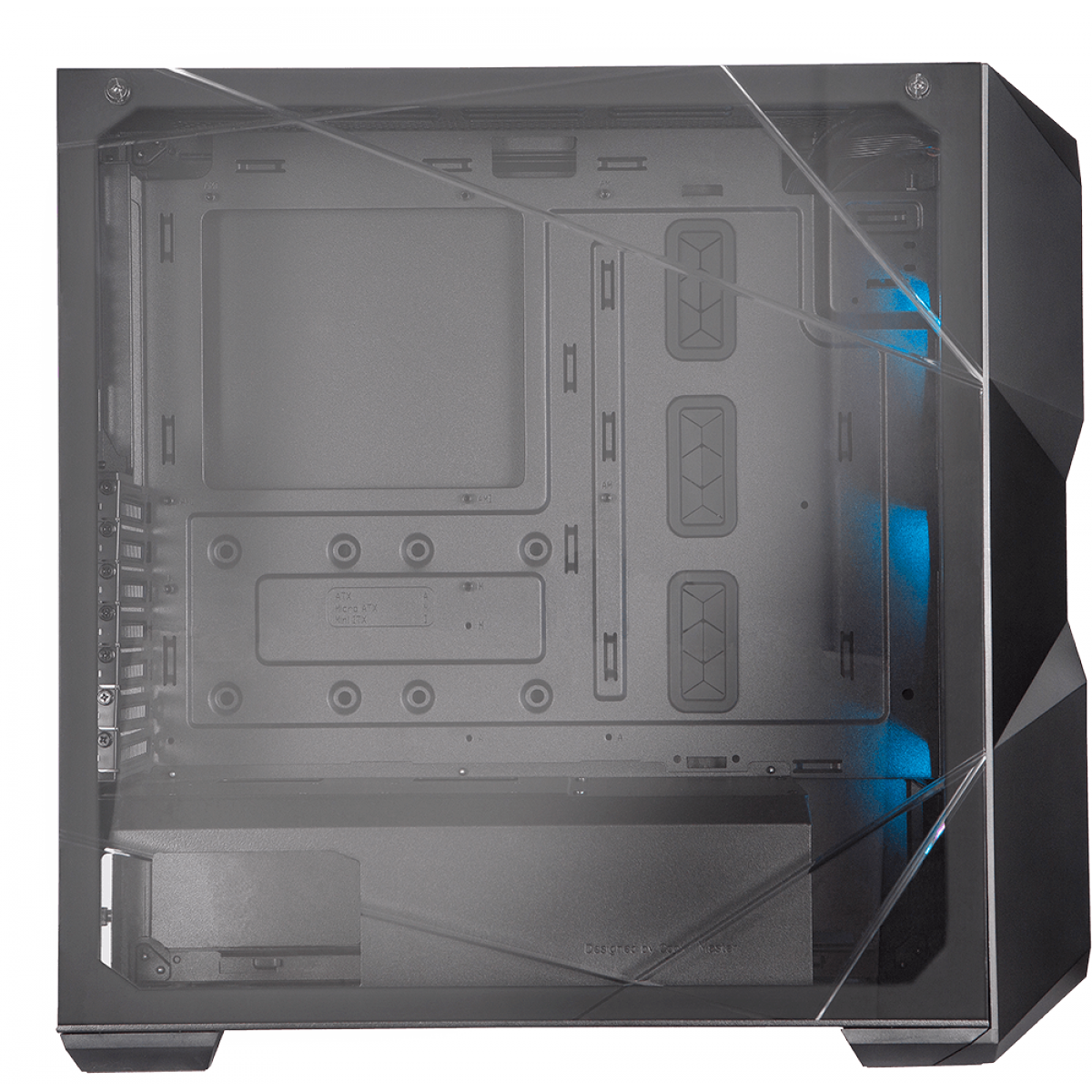 Gabinete Gamer Cooler Master Masterbox TD500 Mesh, Mid Tower, Vidro Temperado, Black, Sem Fonte, Com 3 Fans, MCB-D500D-KGNN-S01