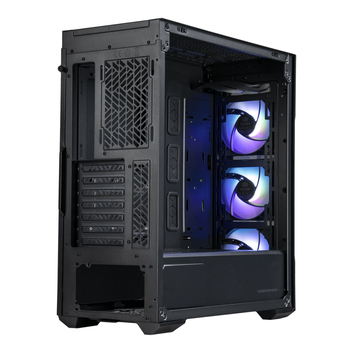 Gabinete Gamer Cooler Master Masterbox TD500 Mesh V2, Mid Tower, ATX, Vidro Temperado, Sem Fonte, Com 3 Fan, ARGB, Black, TD500V2-KGNN-S00