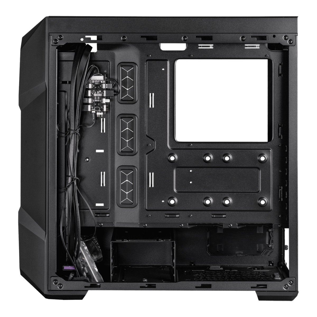 Gabinete Gamer Cooler Master Masterbox TD500 Mesh V2, Mid Tower, ATX, Vidro Temperado, Sem Fonte, Com 3 Fan, ARGB, Black, TD500V2-KGNN-S00