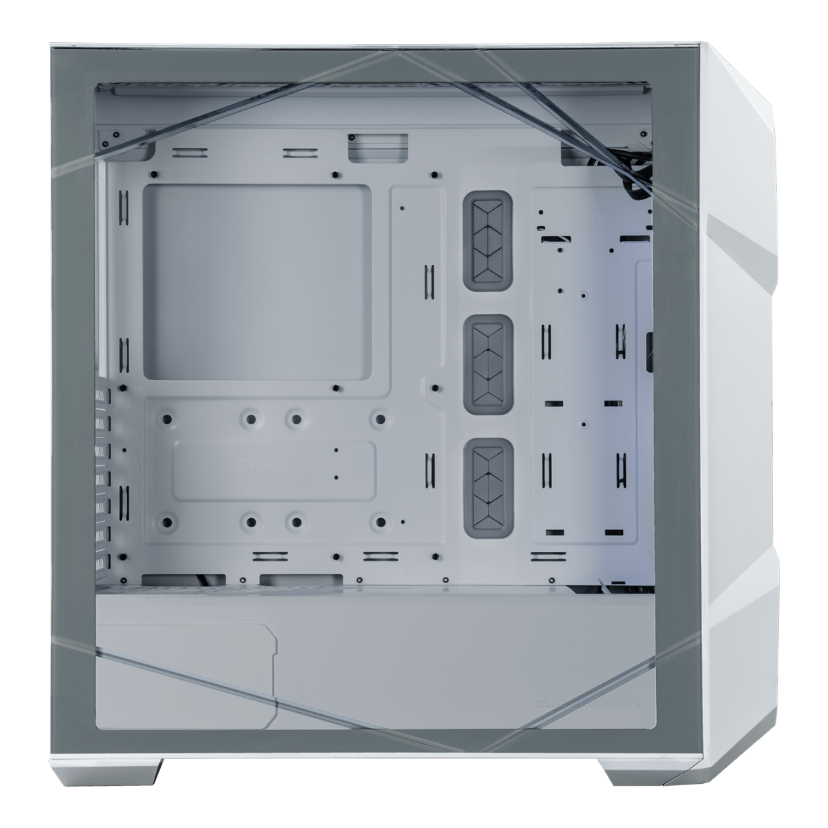 Gabinete Gamer Cooler Master Masterbox TD500 Mesh V2, Mid Tower, ATX, Vidro Temperado, Sem Fonte, Com 3 Fan, ARGB, White, TD500V2-WGNN-S00