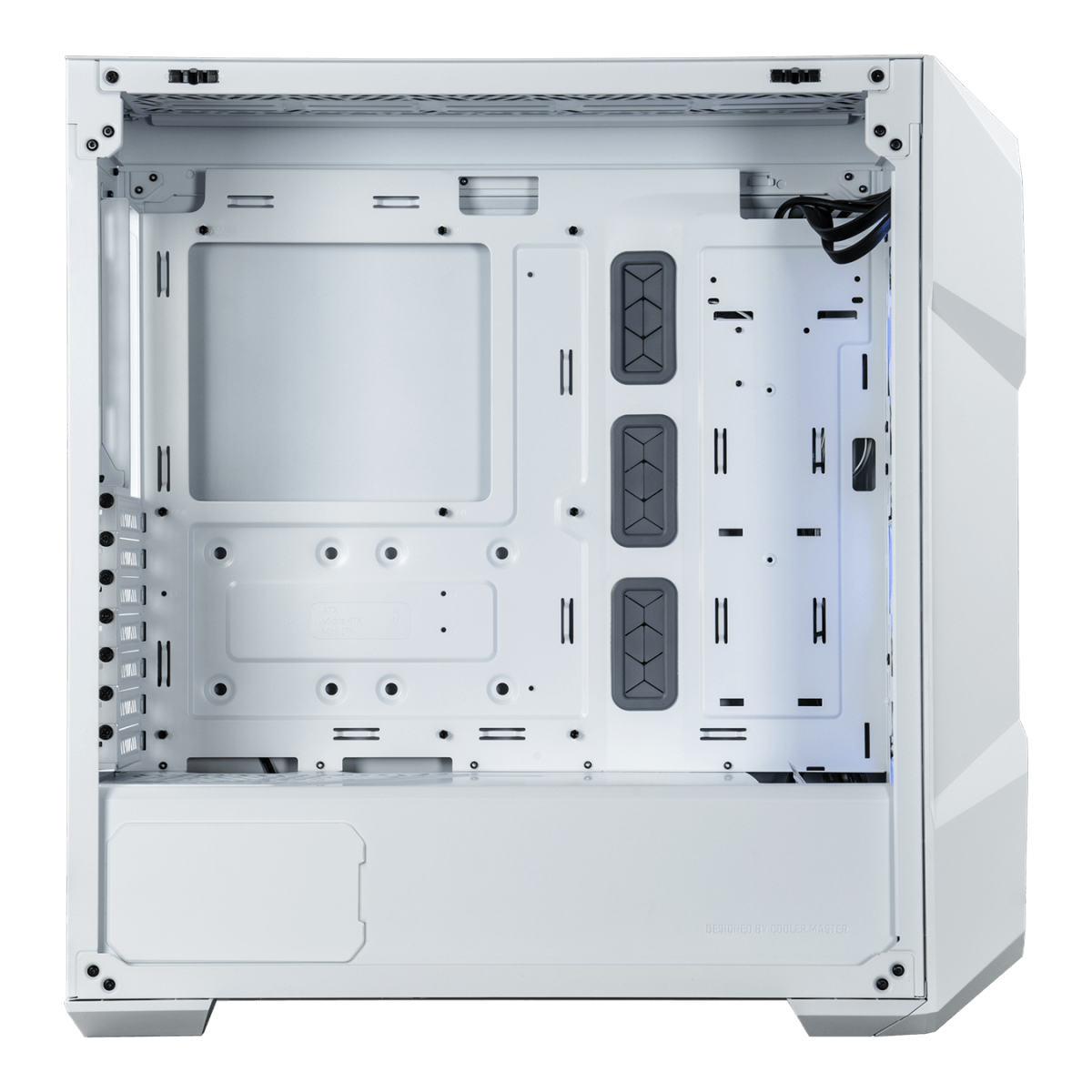 Gabinete Gamer Cooler Master Masterbox TD500 Mesh V2, Mid Tower, ATX, Vidro Temperado, Sem Fonte, Com 3 Fan, ARGB, White, TD500V2-WGNN-S00