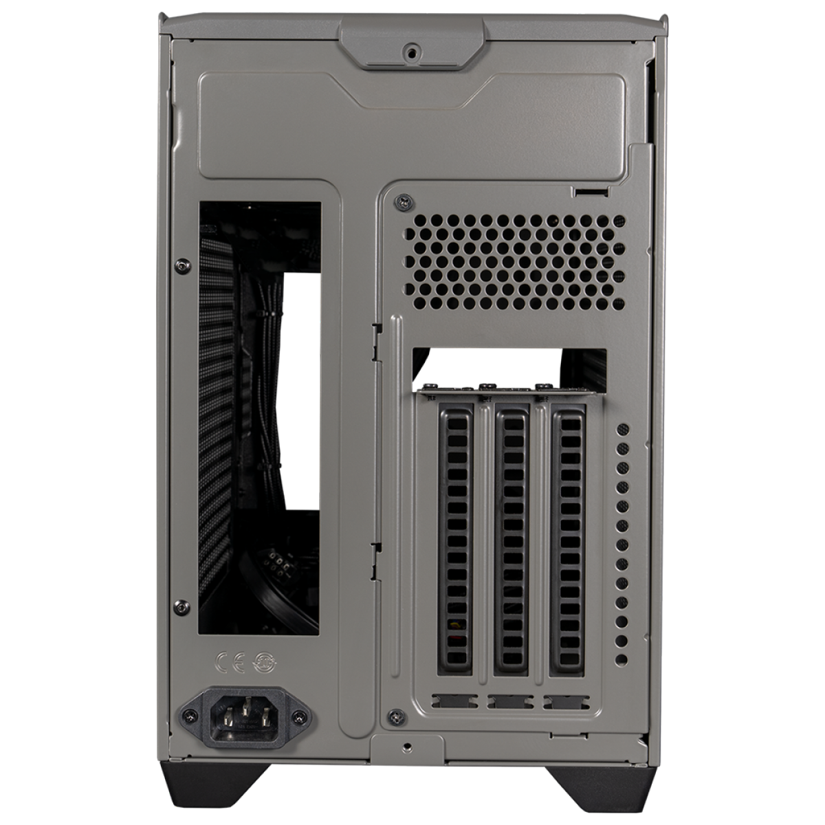 Gabinete Gamer Cooler Master NR200P MAX, Black, Mini ITX, Com Fonte (850W Gold) + WaterCooler 280mm, NR200P-MCNN85-SL0