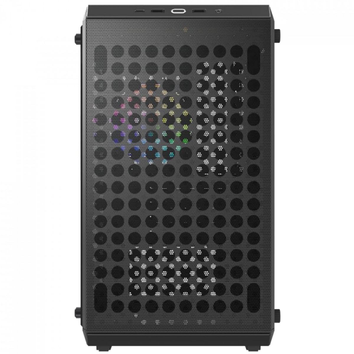 Gabinete Gamer Cooler Master Q300L V2 ARGB, Mini Tower, mATX, Com 1 Fan, Preto, Q300LV2-KGNN-S01