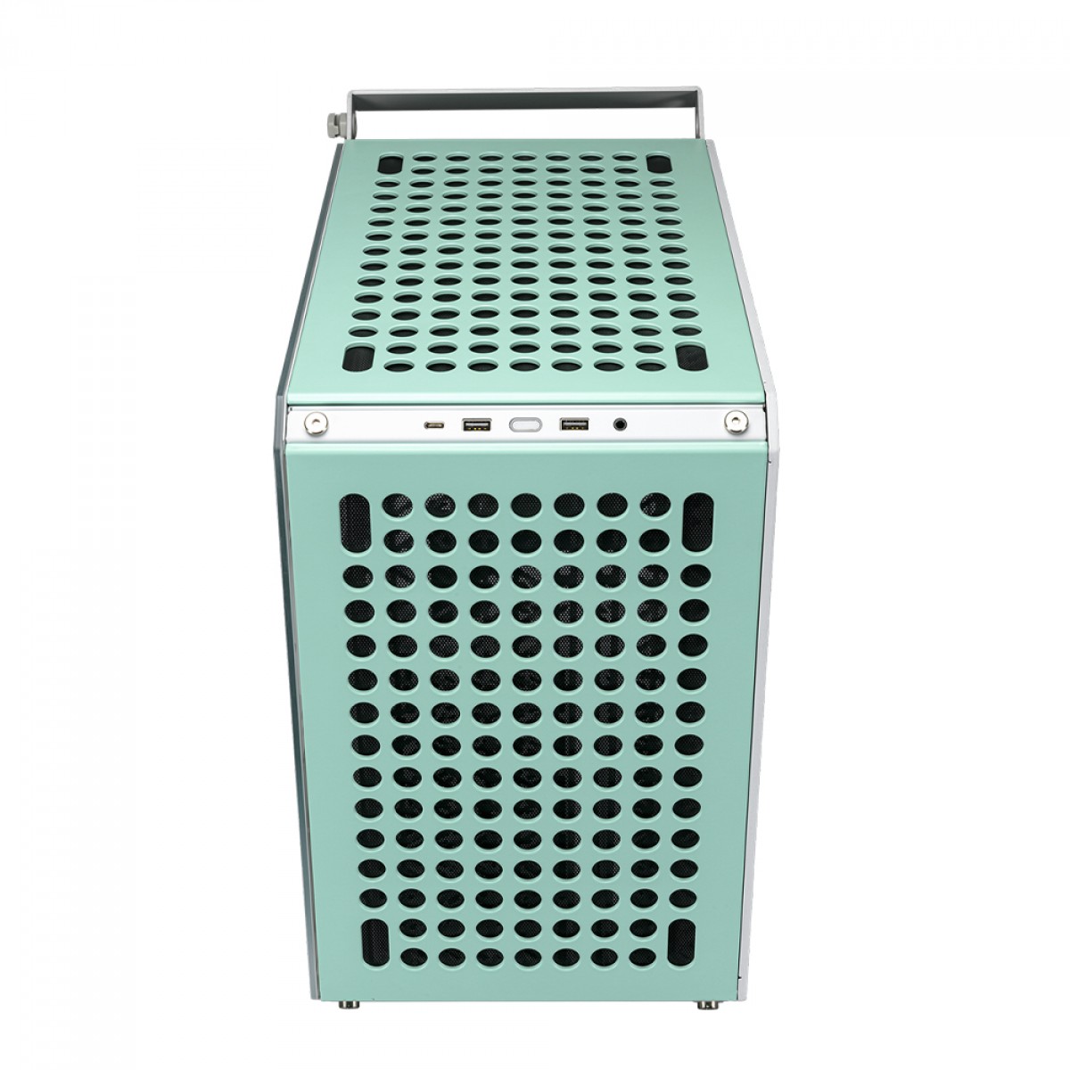 Gabinete Gamer Cooler Master Qube 500 Flatpack Macaron Edition, Modular, Mid-Tower, Vidro Temperado, E-ATX, Sem Fonte, Com 1 Fan, Q500-DGNN-S00