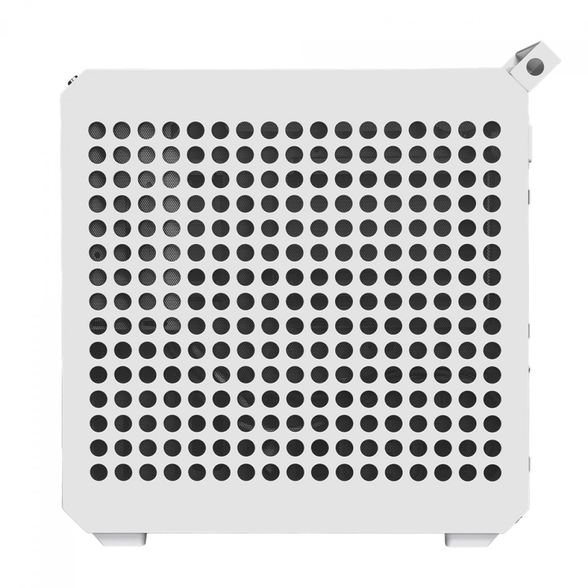 Gabinete Gamer Cooler Master Qube 500 Flatpack, Mid-Tower, Vidro Temperado, E-ATX, Branco, Sem Fonte, Com 1 Fan, Q500-WGNN-S00