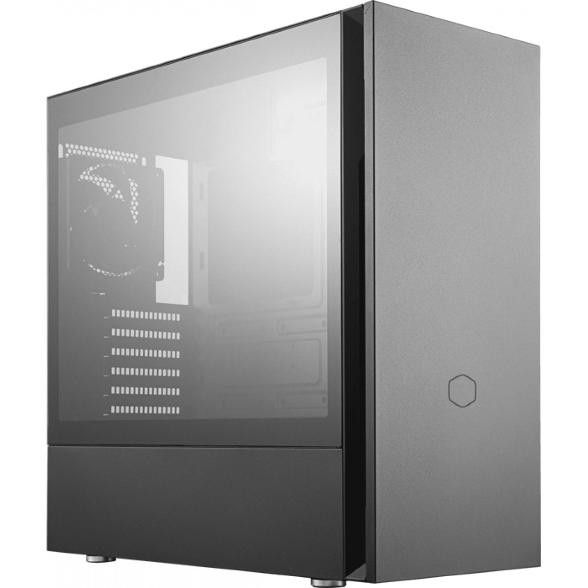 Gabinete Gamer Cooler Master Silencio S600, Mid Tower, Black, Sem Fonte, Com 2 Fans, MCS-S600-KG5N-S00