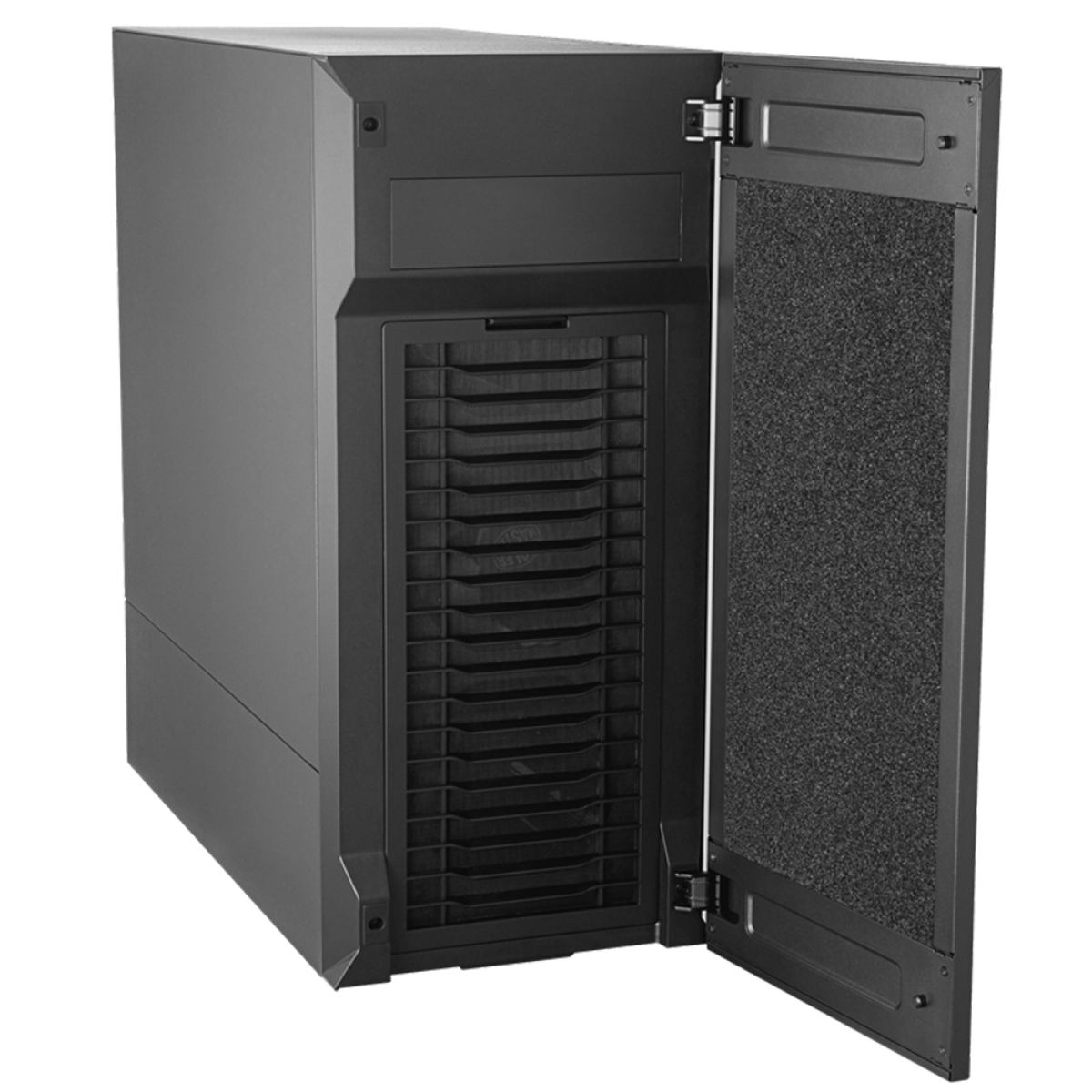 Gabinete Gamer Cooler Master Silencio S600 Steel, Mid Tower, Black, Sem Fonte, Com 2 Fans, MCS-S600-KN5N-S00