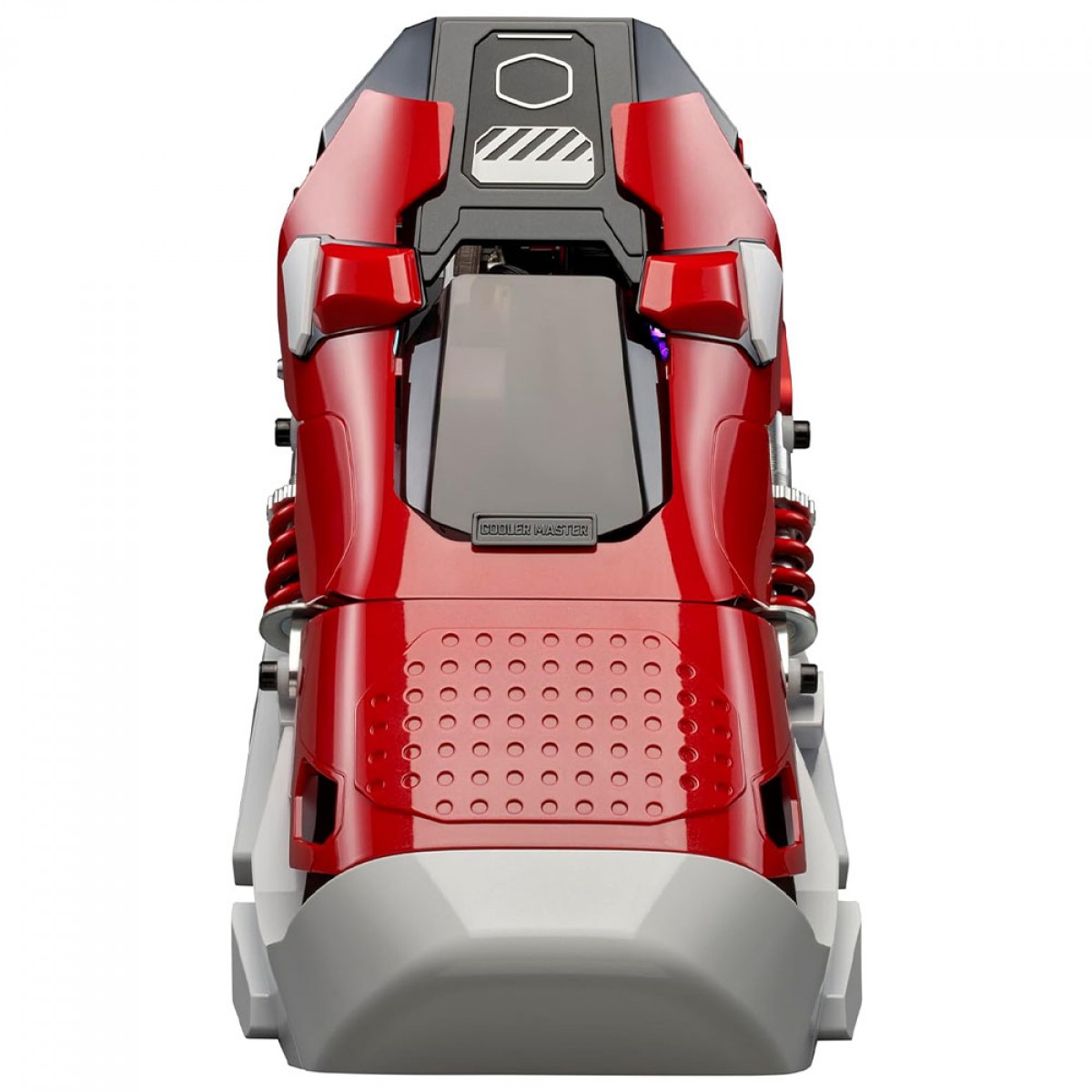 Gabinete Gamer Cooler Master Sneaker X Red, Mini Tower, Mini ITX, Fonte SFX850W, Water Cooler Flux 360mm, Cabo Riser PCI-E, 1 Fan MF120 Halo, ABK-SXNN-S38L3-R1