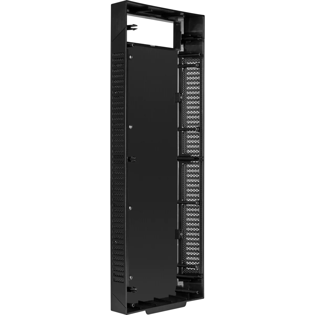 Gabinete Gamer Corsair, 110R, Mid Tower, Vidro Temperado, ATX, Black, CC-9011183-WW, Sem Fonte, Sem Fan