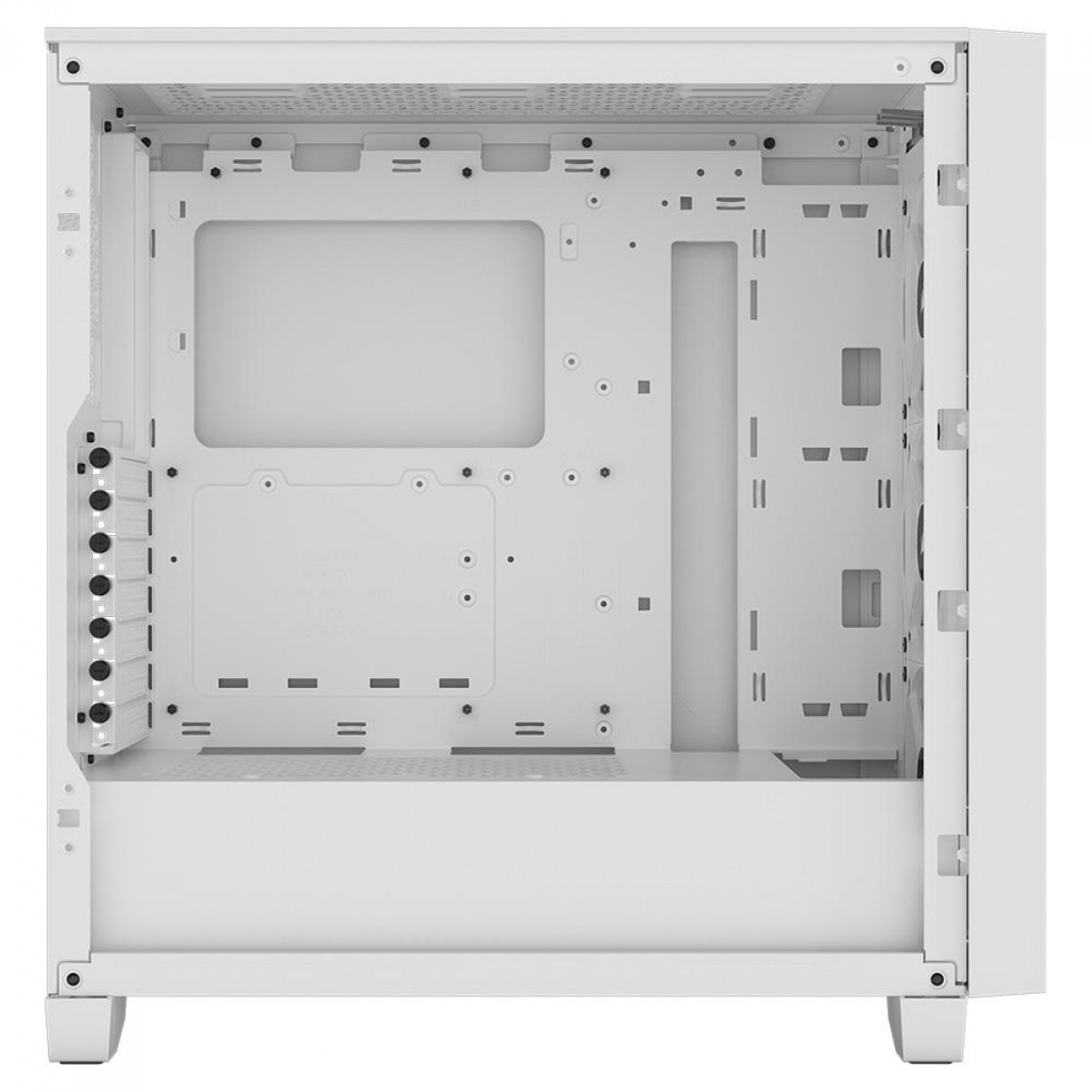 Gabinete Gamer Corsair 3000D Airflow, RGB, Mid Tower, Vidro Temperado, ATX, White, Sem Fonte, Com 3 Fans, CC-9011256-WW