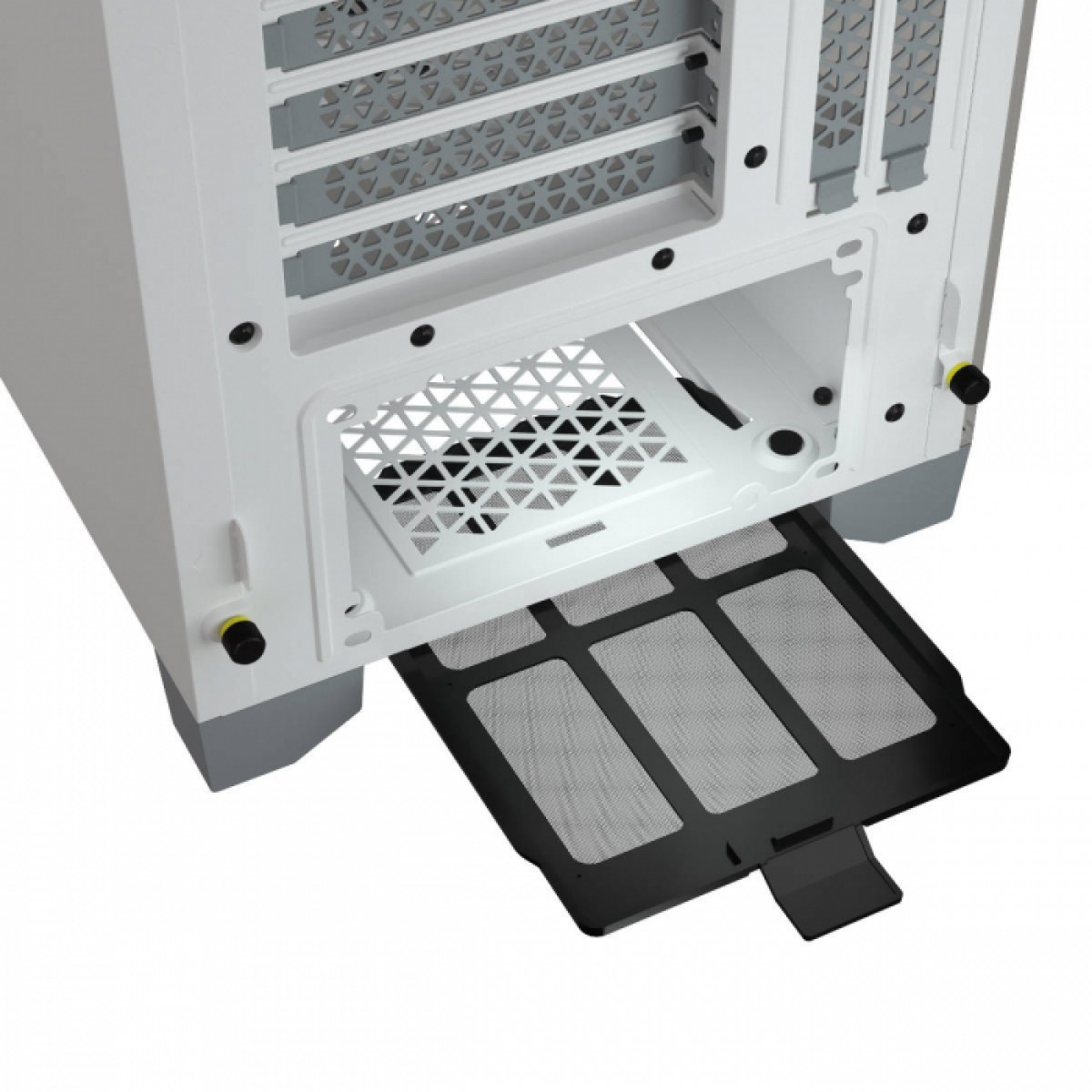 Gabinete Gamer Corsair 4000D Airflow, Mid Tower, Vidro Temperado, ATX, White, Sem Fonte, Com 2 fans, CC-9011201-WW