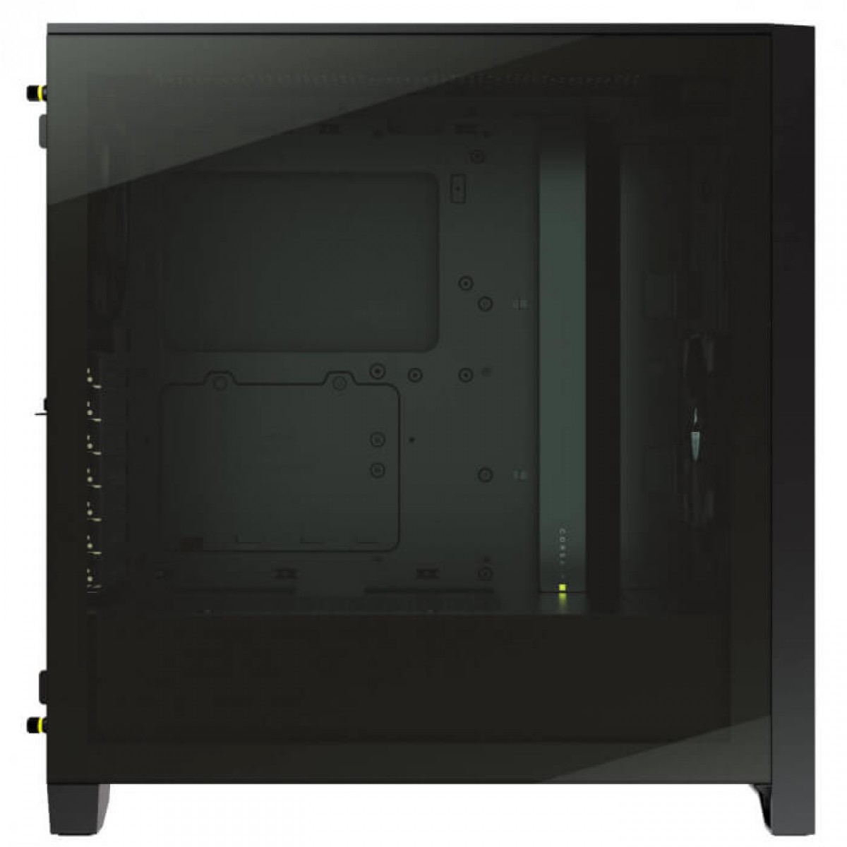 Gabinete Gamer Corsair 4000D, Mid Tower, Vidro Temperado, ATX, Black, Sem Fonte, Com 2 fans, CC-9011198-WW