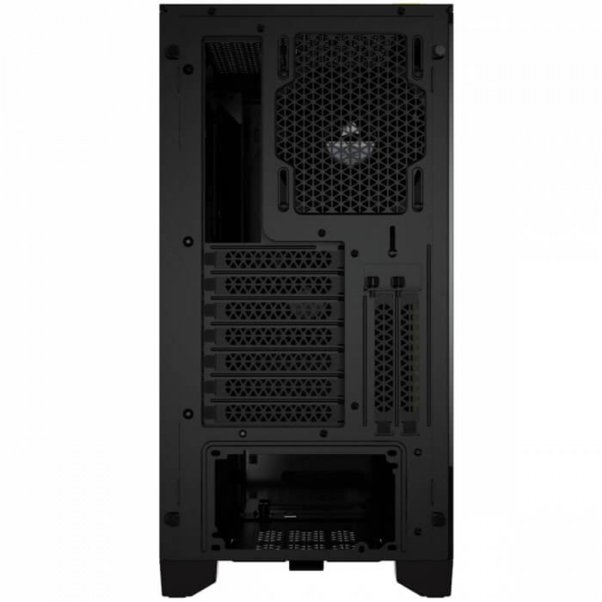 Gabinete Gamer Corsair 4000D, Mid Tower, Vidro Temperado, ATX, Black, Sem Fonte, Com 2 fans, CC-9011198-WW