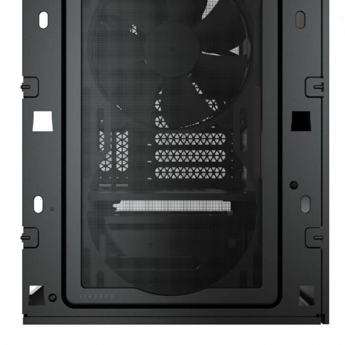 Gabinete Gamer Corsair 4000D, Mid Tower, Vidro Temperado, ATX, Black, Sem Fonte, Com 2 fans, CC-9011198-WW