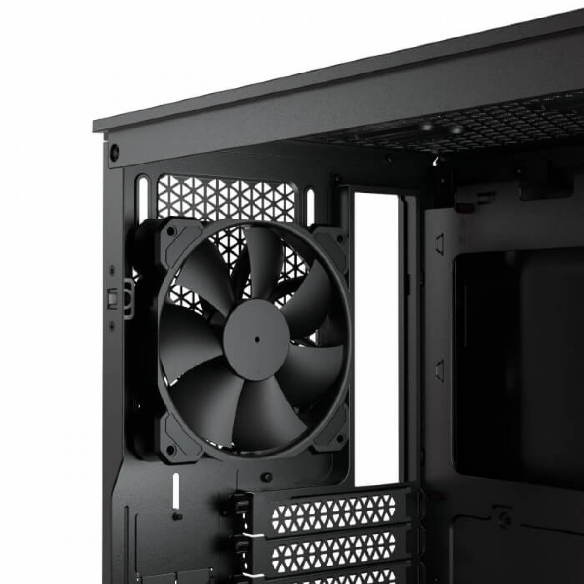 Gabinete Gamer Corsair 4000D, Mid Tower, Vidro Temperado, ATX, Black, Sem Fonte, Com 2 fans, CC-9011198-WW