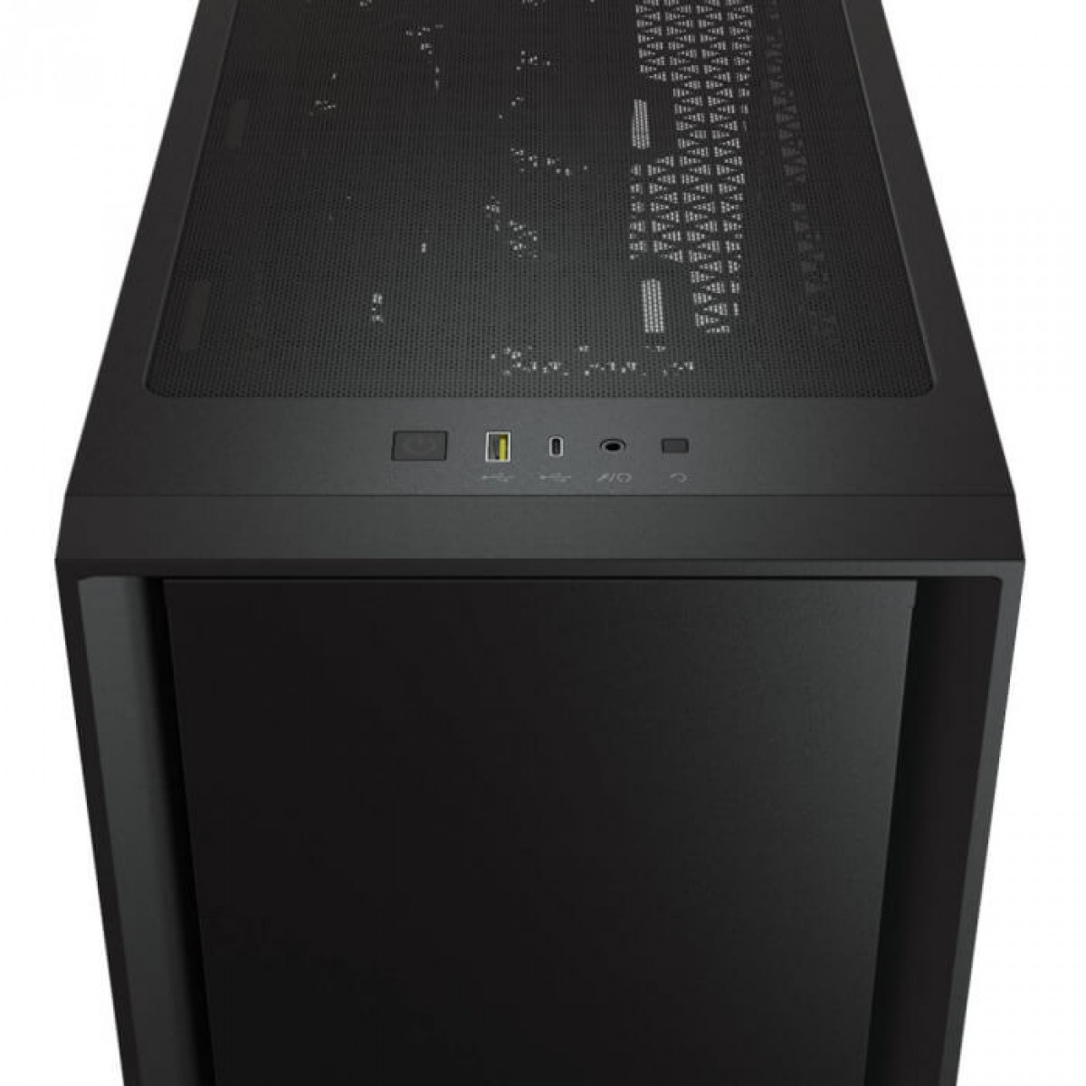 Gabinete Gamer Corsair 4000D, Mid Tower, Vidro Temperado, ATX, Black, Sem Fonte, Com 2 fans, CC-9011198-WW