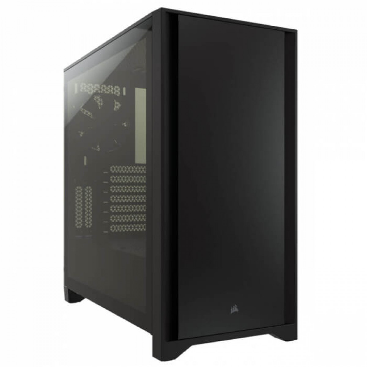 Gabinete Gamer Corsair 4000D, Mid Tower, Vidro Temperado, ATX, Black, Sem Fonte, Com 2 fans, CC-9011198-WW